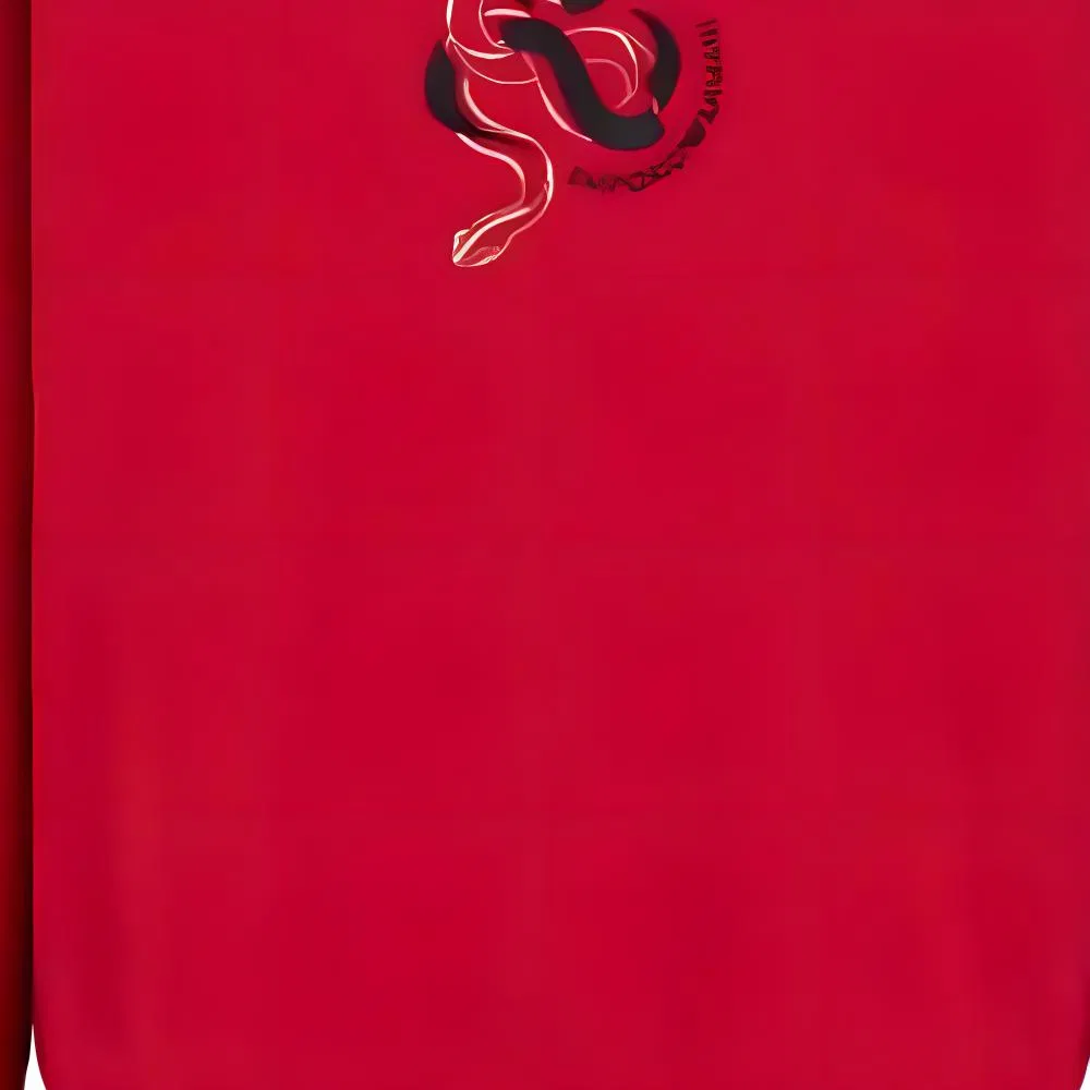 Мужской свитшот с вышивкой EMPORIO ARMANI, Red — фото 4