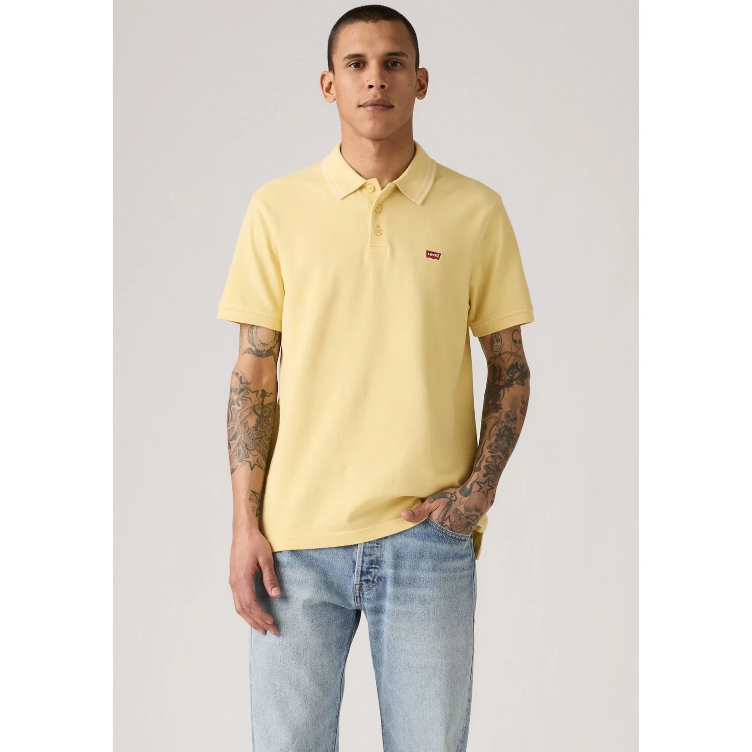 Мужское поло с коротким рукавом Levi's, Yellow