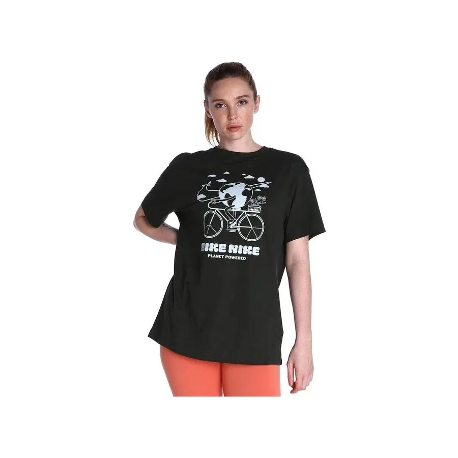 Футболка Nike W Nsw Tee Bf Earth Day, Зеленый — фото 3
