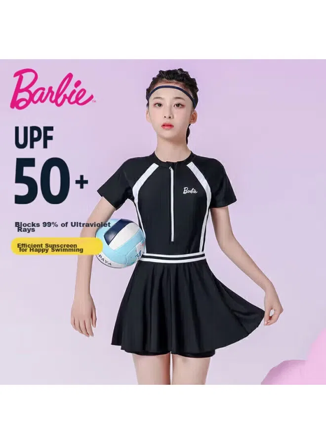 Купальник слитный с защитой от солнца Barbie