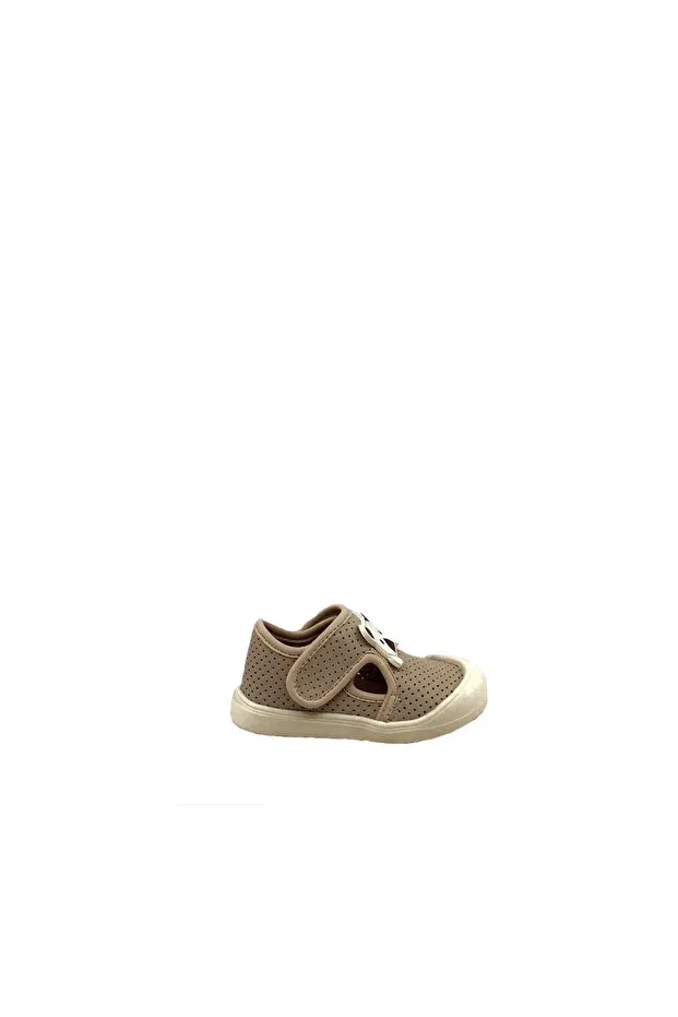 Детская обувь для девочек на плоской подошве Bebe 5194 first step children's shoes Arzen, Beige