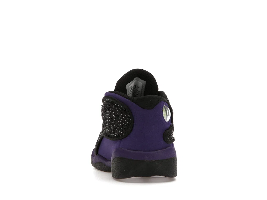 Детские кроссовки с принтом Jordan 13 Retro Jordan, Black/Court Purple-White — фото 4