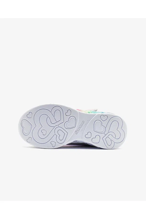 Детские ботинки для девочек с узором Skechers, Gray — фото 4