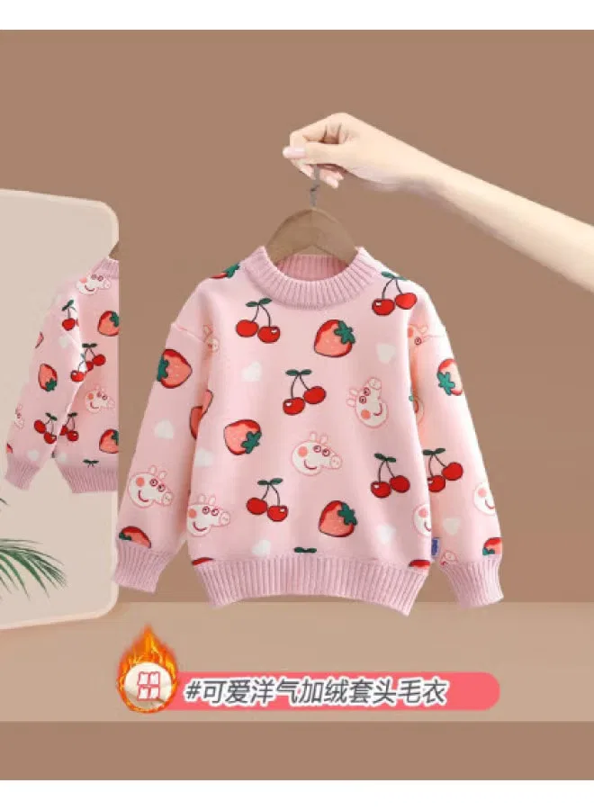 Лонгслив утепленный с начесом для малышей и детей Peppa Pig, розовый