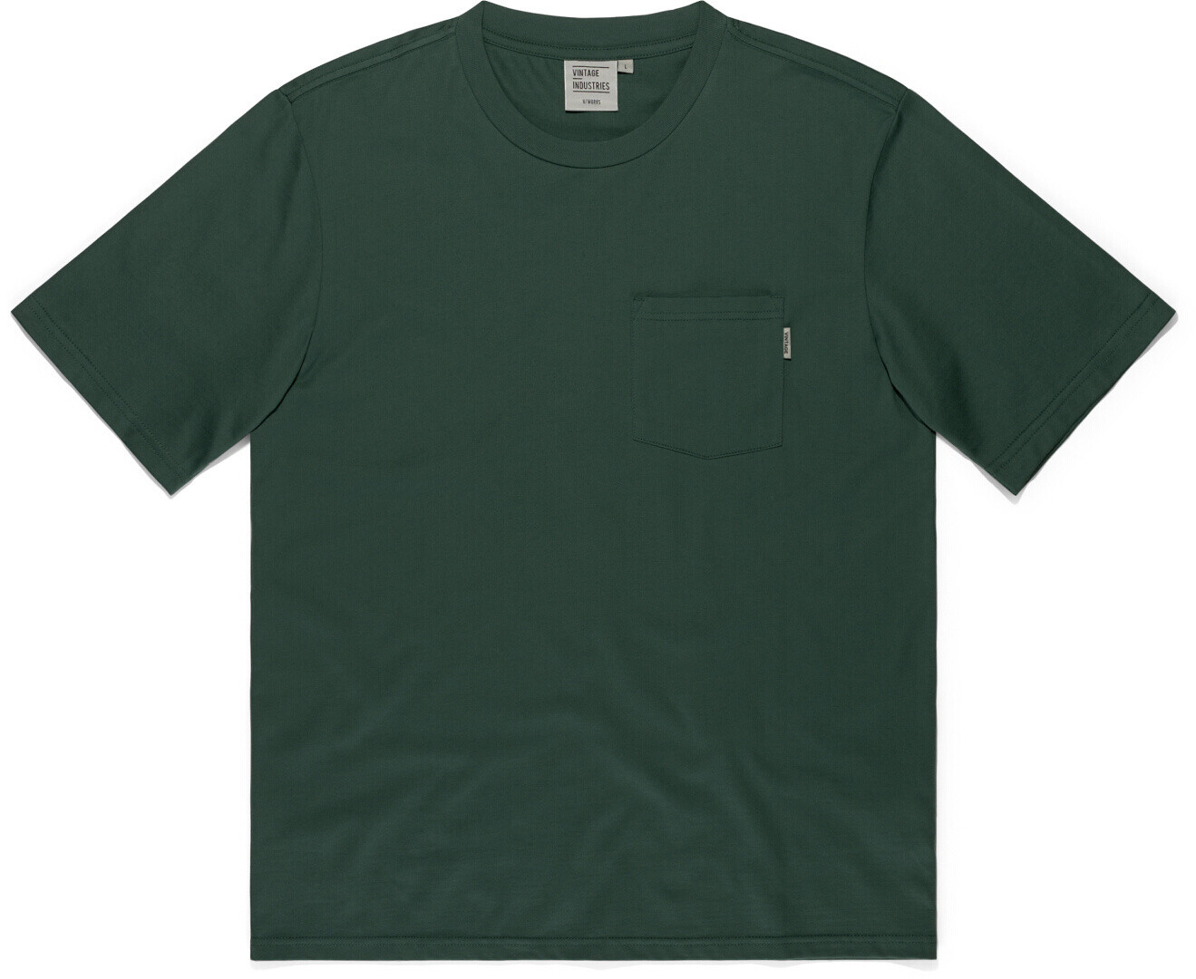

Футболка Vintage Industries Gray Pocket, серо-зеленая