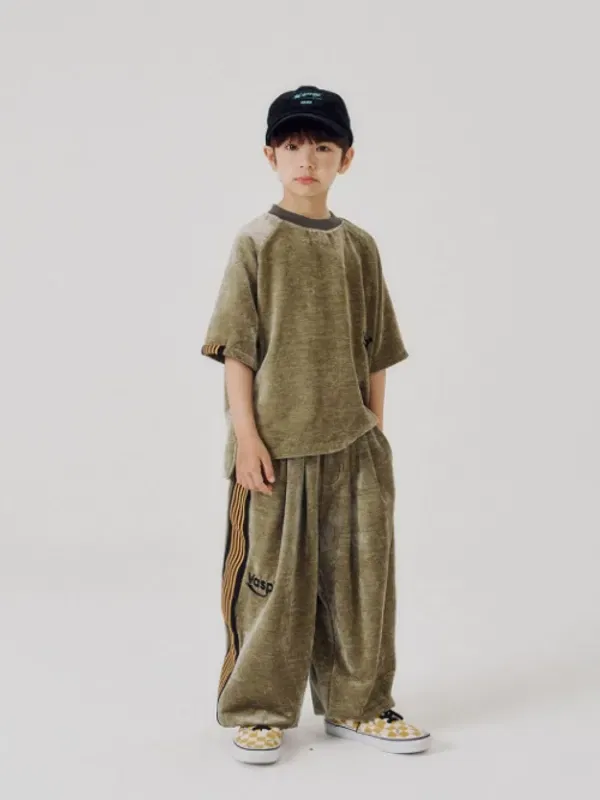 Велюровые брюки Treds Viaseptember, хаки