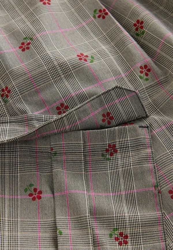 Шорты с цветочным принтом Regular fit - pull on jorts Next, check floral — фото 2