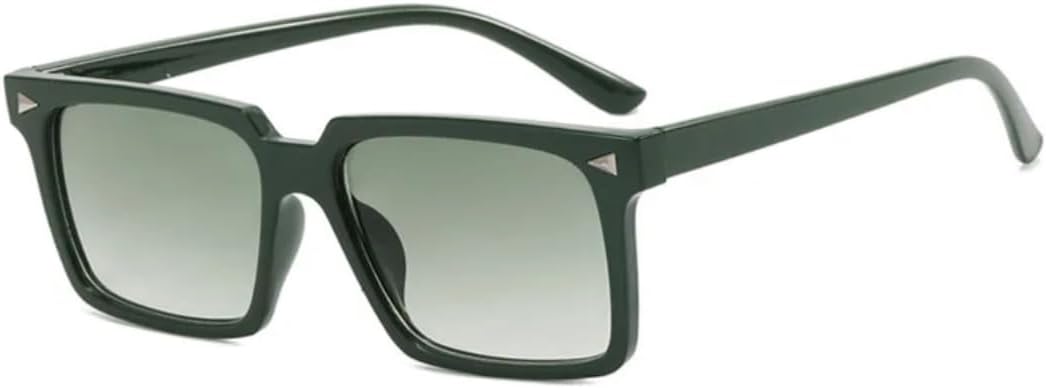 

Солнцезащитные очки с защитой от УФ-излучения UV400 | Темно-зеленые заклепки в стиле панк | для женщин и мужчин, для занятий спортом на открытом воздухе и вождения DSVIGF, Green-green