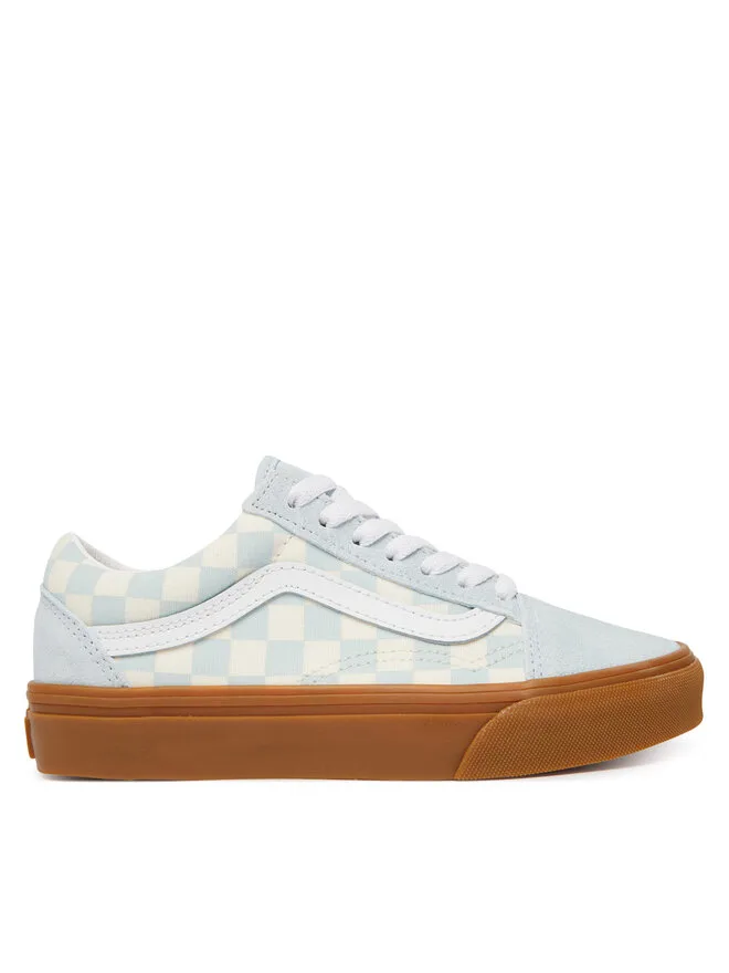 Vans Кроссовки Old Skool VN000D2VCJF1 светло-голубого цвета из ткани