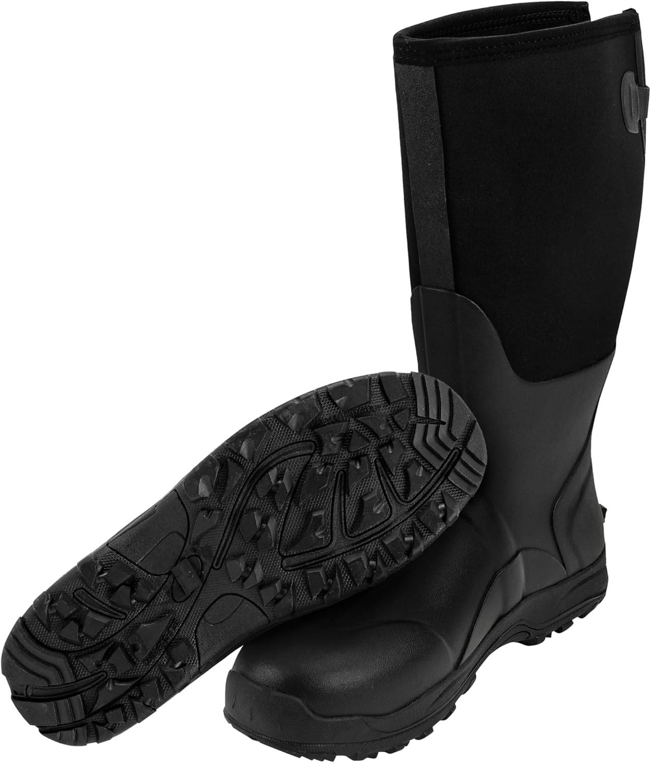 

Водонепроницаемые неопреновые мужские резиновые сапоги Ubon, утепленные, для работы в грязи, охоты, рыбалки и садоводства с регулируемой средней частью голенища, черный