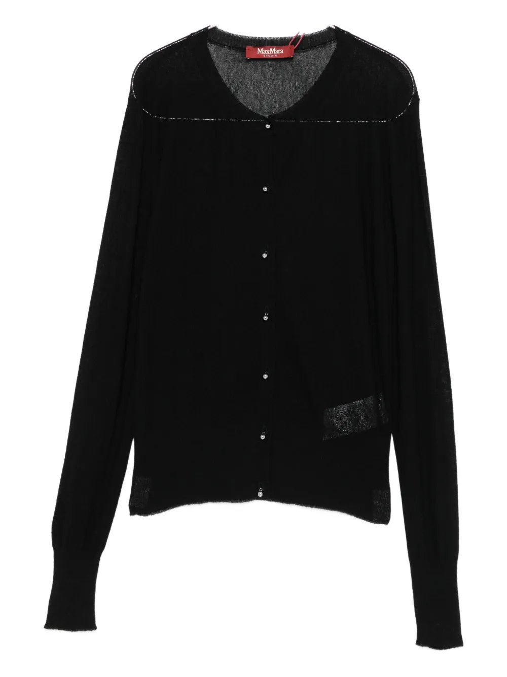 

Кардиган с пуговицами MAX MARA, черный