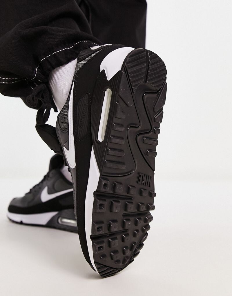 Nike Air - Max 90 Recraft - Кроссовки черный/серый — фото 4