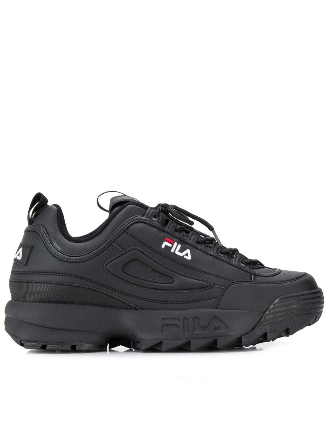 

Fila кроссовки на ребристой подошве, черный