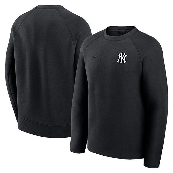 

Мужской черный свитшот raglan tech fleece new york yankees Nike