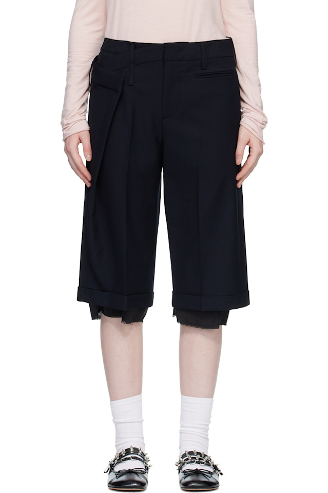 

Обернуть поверх шорт-бермуд Open Yy, черный