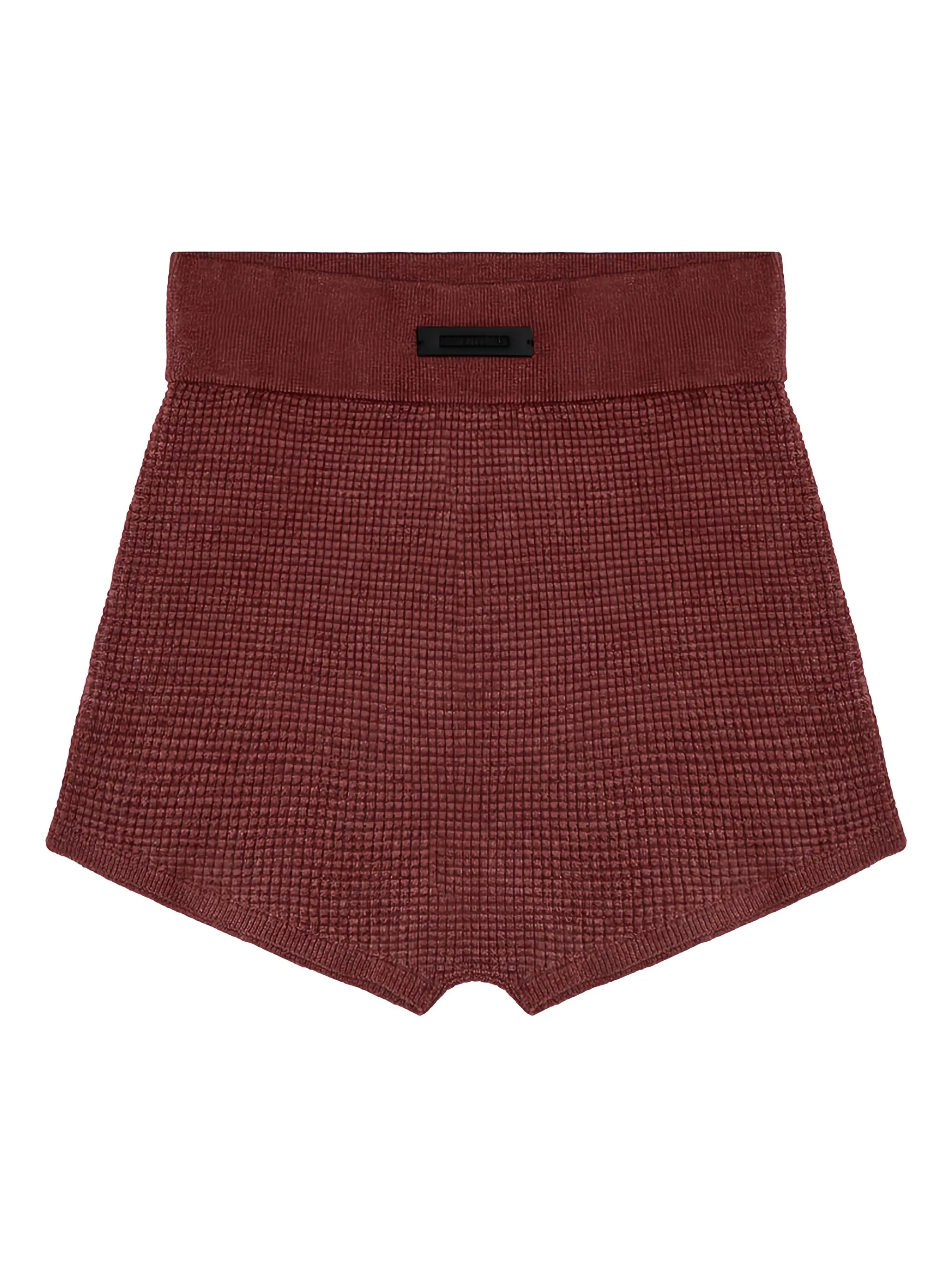 

Фактурные шорты с завышенной талией Fear Of God Essentials, красный