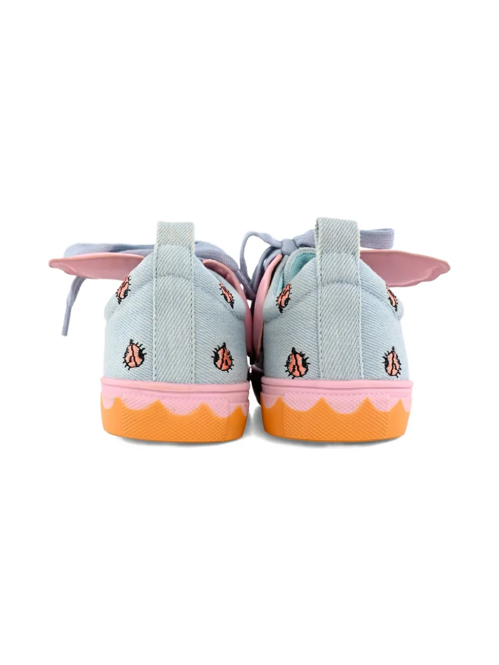 Кроссовки с аппликацией Stella Mccartney Kids, синий — фото 4