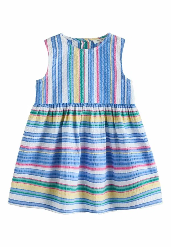 Платье без рукавов прямого кроя Next, Multi Stripe