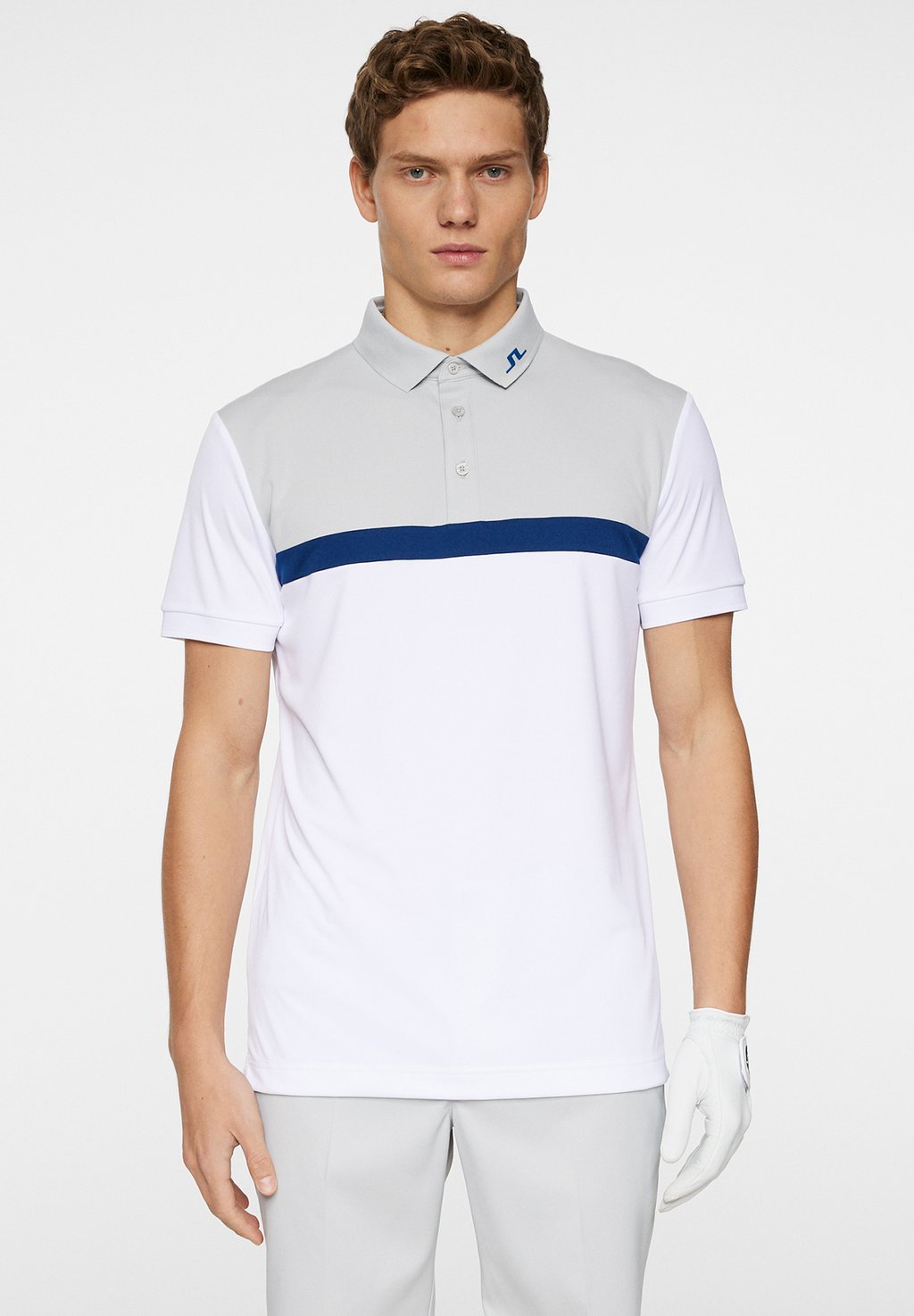 

Поло J.LINDEBERG Sports, серый