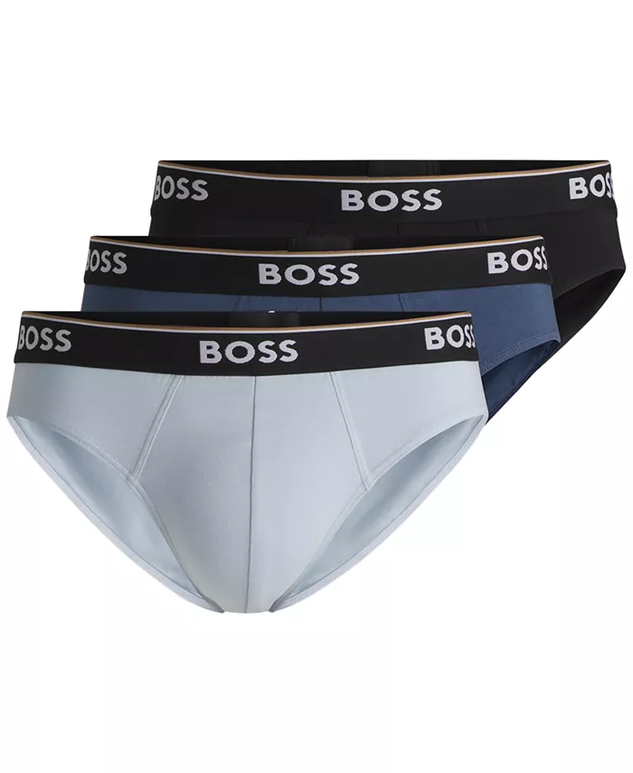 

Hugo Boss Мужские трусы-боксеры с логотипом, 3 шт, мультиколор