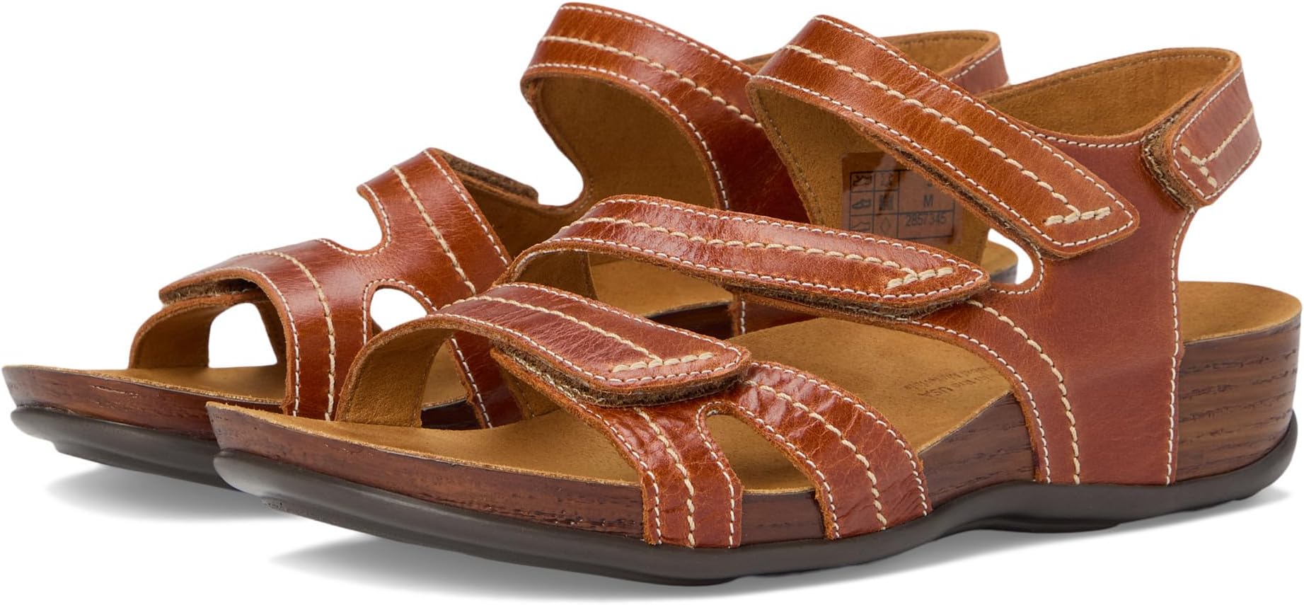 Сандалии SAS Swerve Adjustable Comfort Sandals, цвет Chestnut