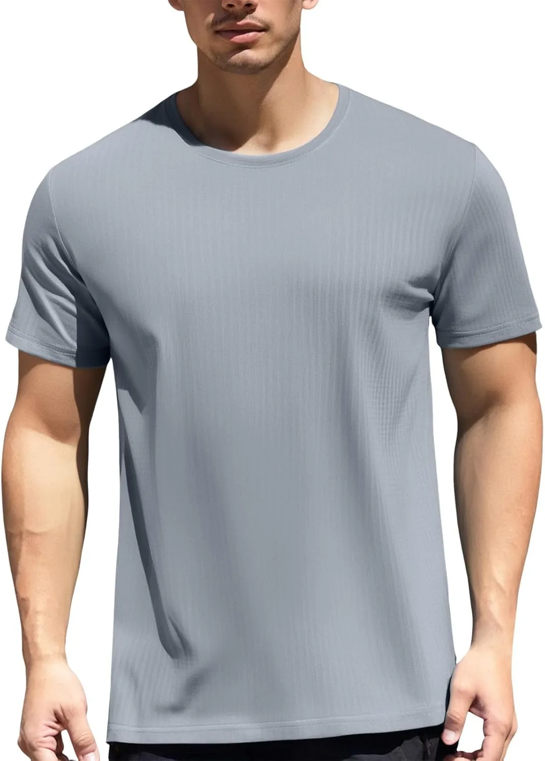 

Мужская футболка Casual для спорта, дышащая, с сетчатым дизайном