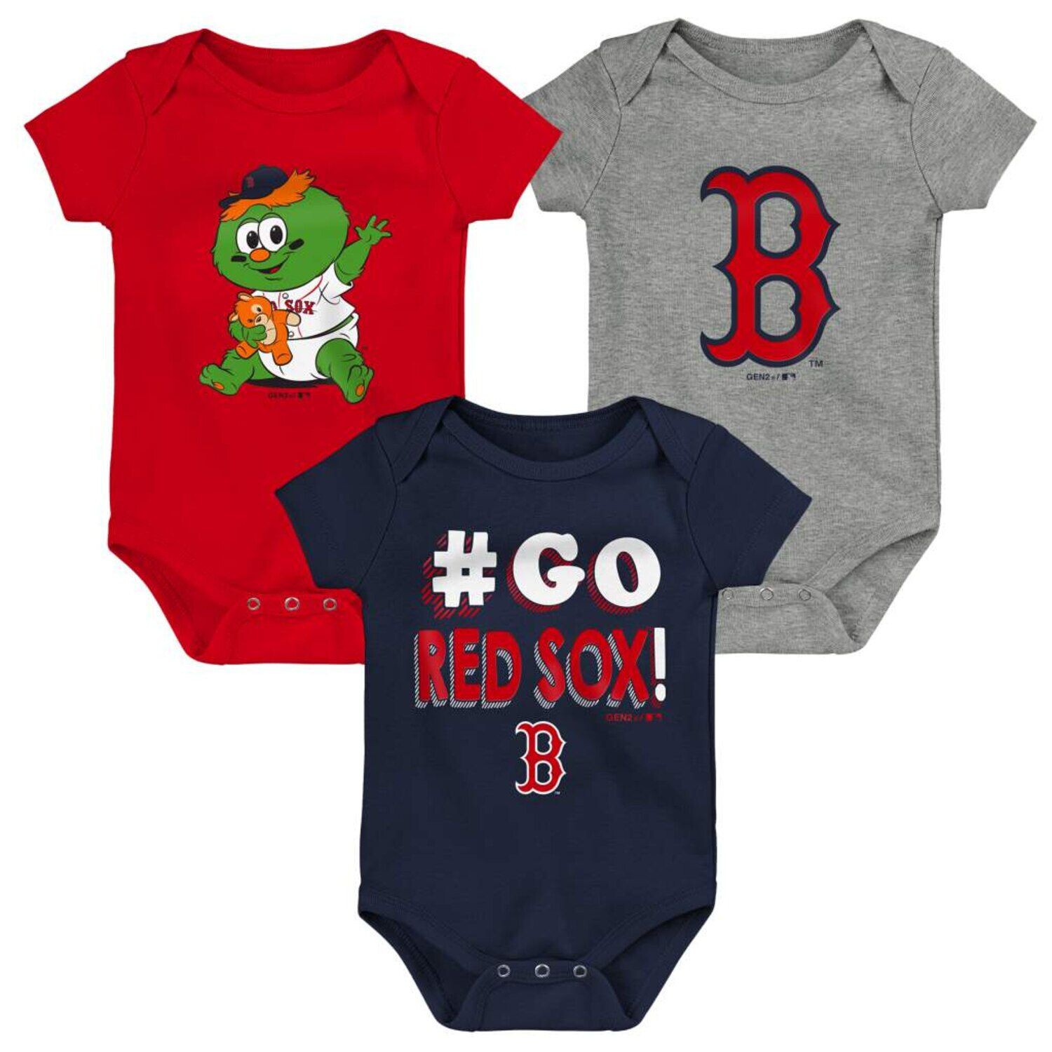 

Набор боди для младенцев темно-синего/красного/серого цвета Boston Red Sox Born To Win из 3 шт. Outerstuff, Красный, Набор боди для младенцев темно-синего/красного/серого цвета Boston Red Sox Born To Win из 3 шт. Outerstuff