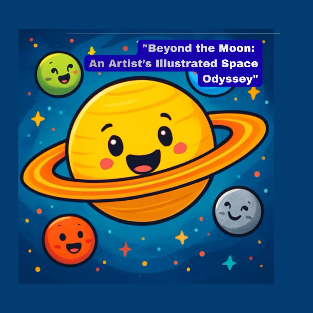 

"Beyond the Moon: An Artist’s Illustrated Space Odyssey" (Independently published)