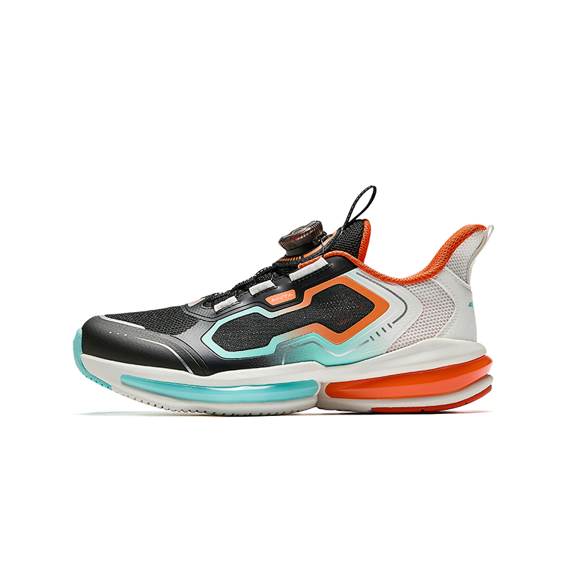 

Детские низкие беговые кроссовки Naughty Core с противоскользящей, износостойкой и дышащей конструкцией Antakids, черный/papyrus белый