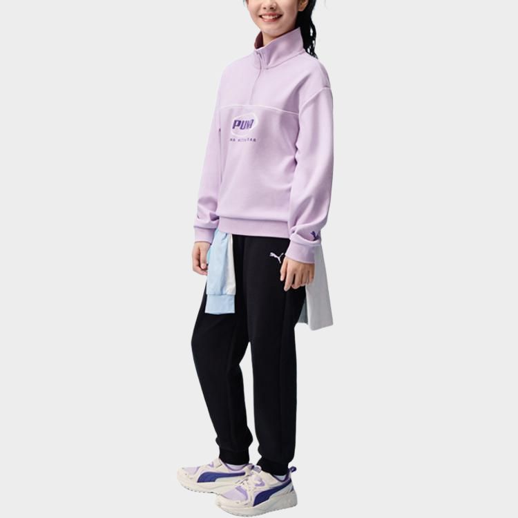 Повседневный спортивный костюм PERFORMANCE FW25 2 предмета детский PUMA, фиолетовый — фото 3