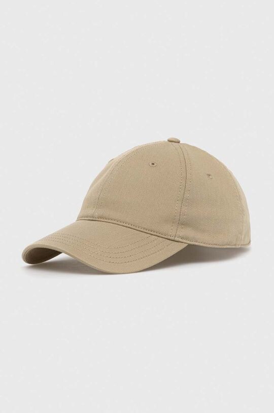 

Хлопковая бейсболка Lacoste, зеленый