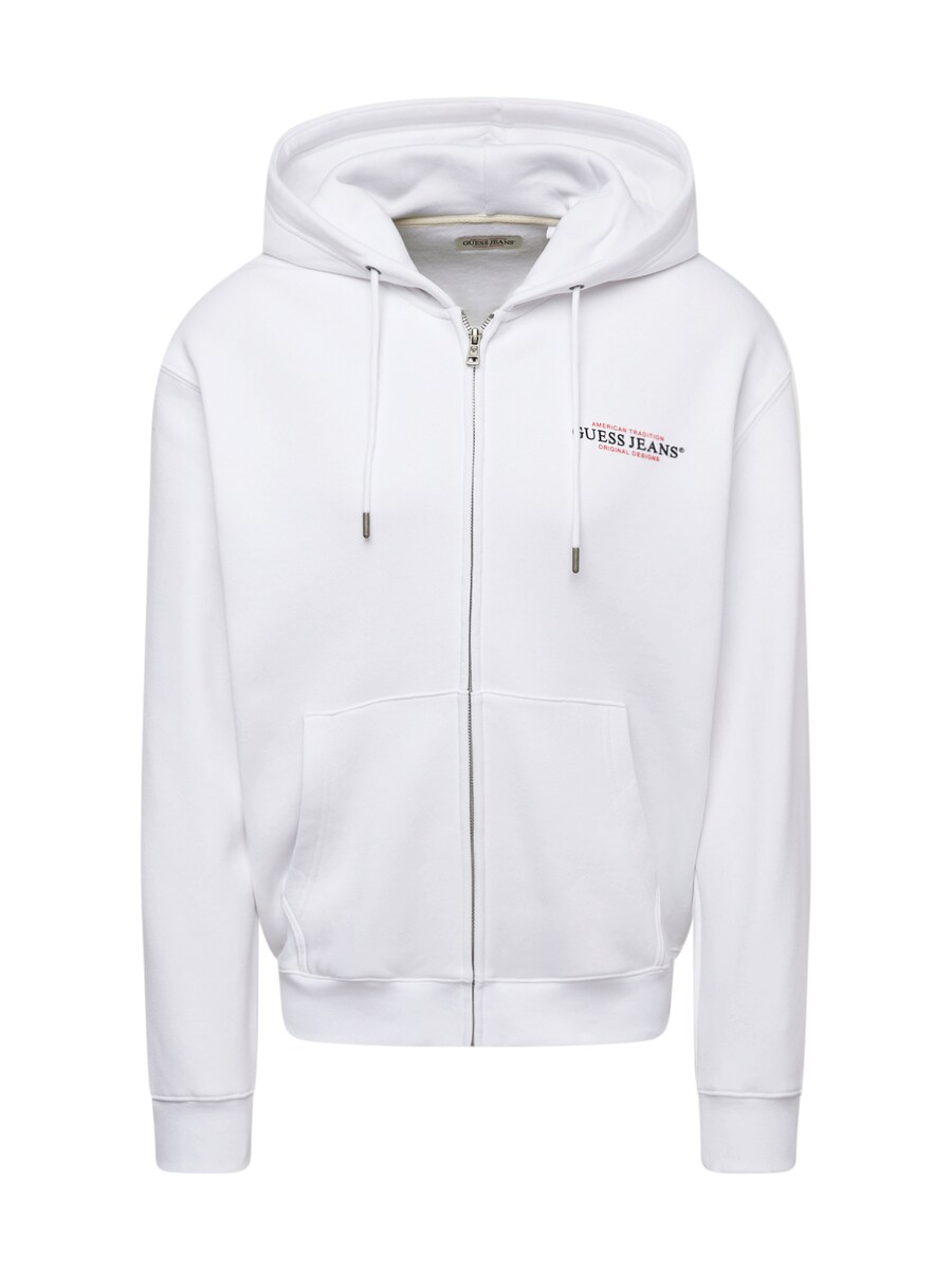 

Толстовка с капюшоном на молнии GUESS JEANS American Tradition, белый