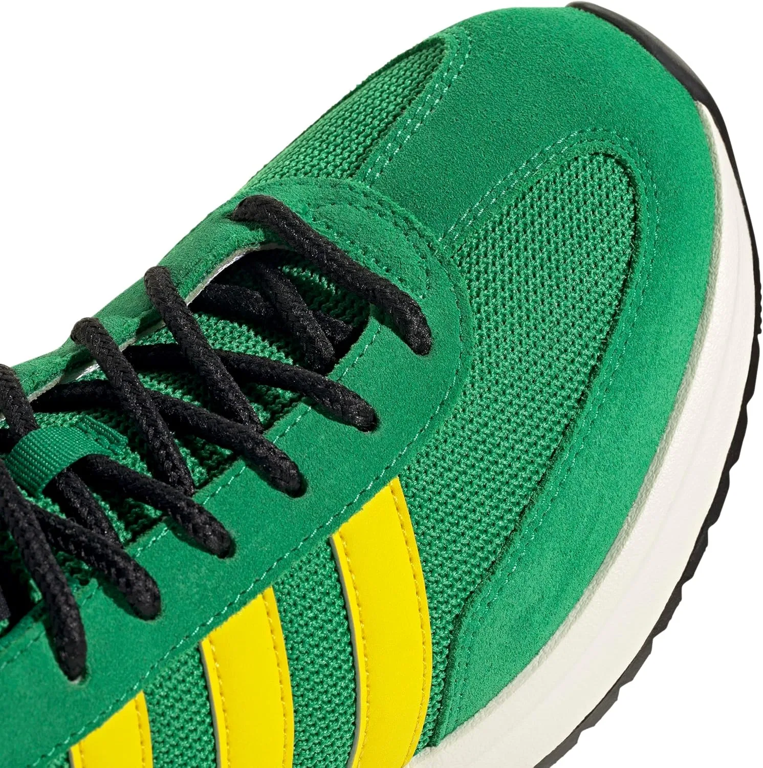 Мужские кроссовки Adidas Run 70s 2.0, Green Yellow Off White — фото 4