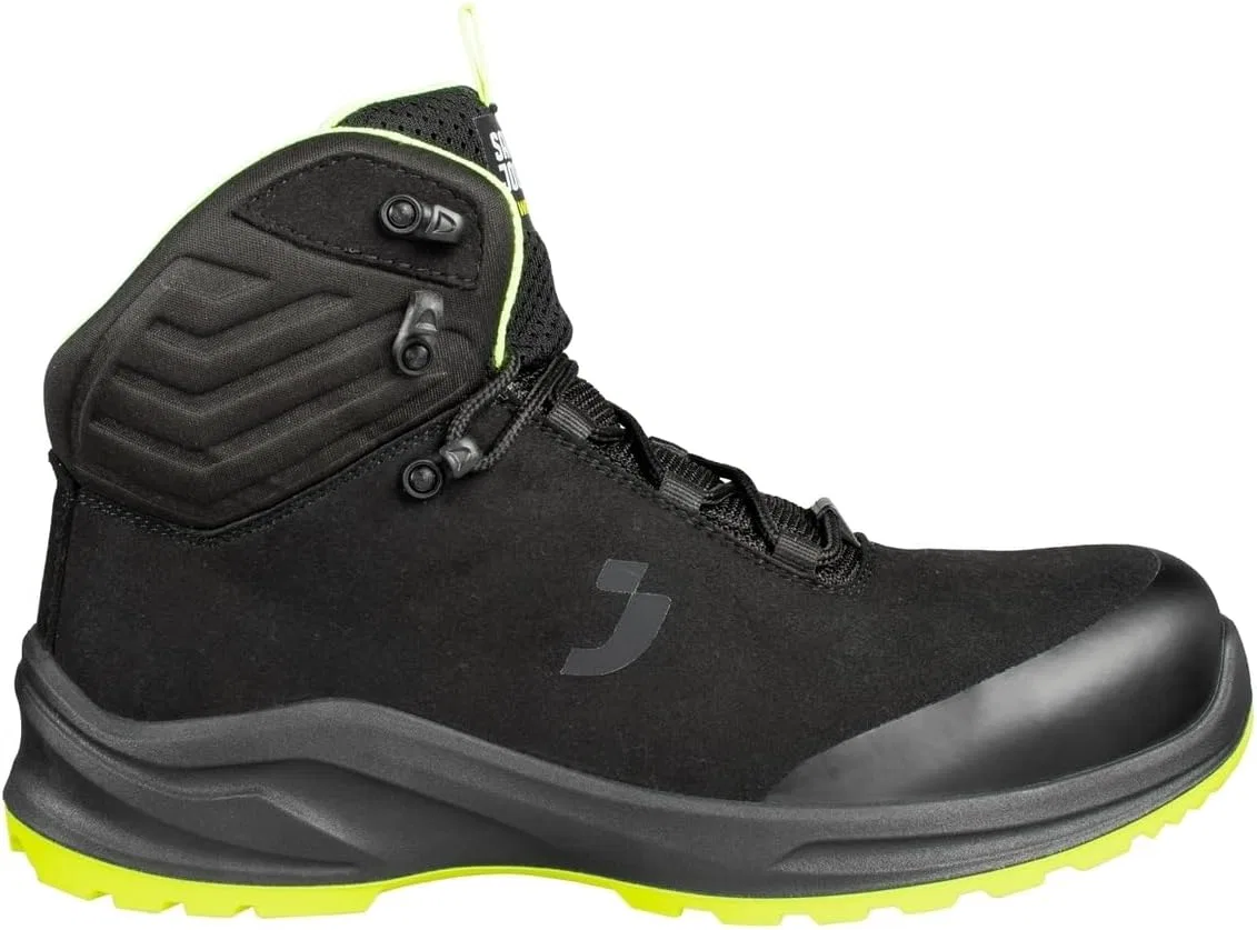 Защитные кроссовки SAFETY JOGGER MODULO S3S Mid - водонепроницаемые, дышащие рабочие кроссовки с нескользящим носком, защитой от проникновения и без металлических вставок, для мужчин и женщин, Black