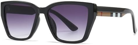 

Классические полосатые солнцезащитные очки в крупной оправе, сексуальные «кошачий глаз» для женщин, модные солнцезащитные очки в винтажном панк-стиле, элегантные женские очки MTZJH, Gray