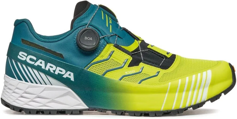 Мужские кроссовки Scarpa Ribelle Run Kalibra HT для бега по пересеченной местности, 2-Lime Green Deep Lagoon