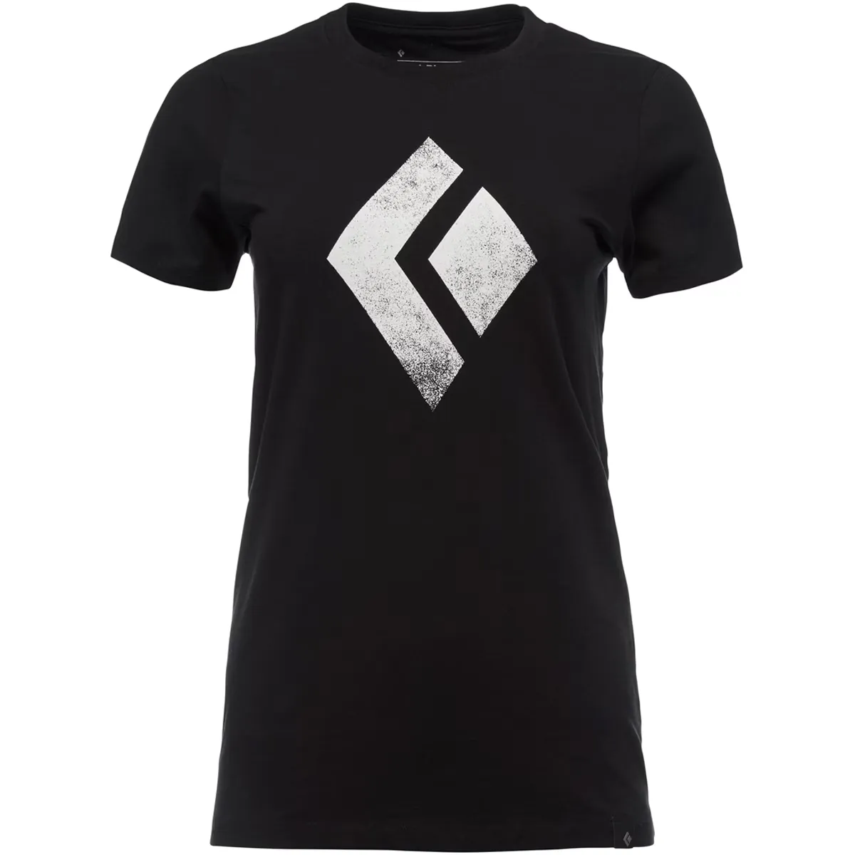

Женская футболка с черным бриллиантом Black Diamond, чёрный