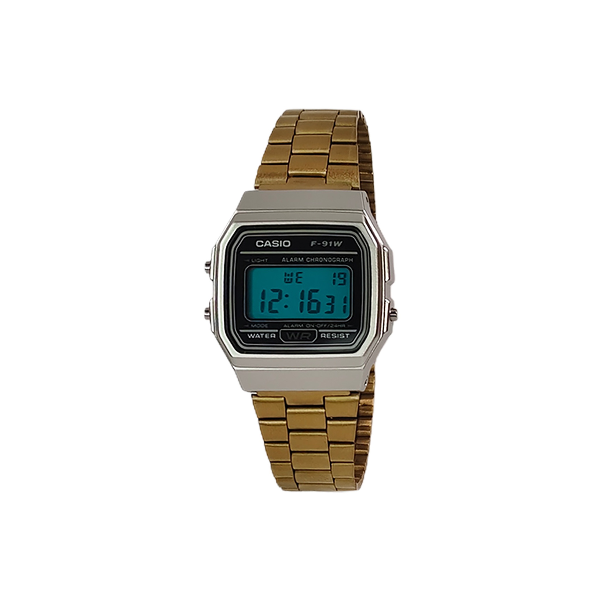 

CASIO Часы Retrofit Series Quartz Movement Stainless Steel Strap Watch Men's Watch Black Dial
