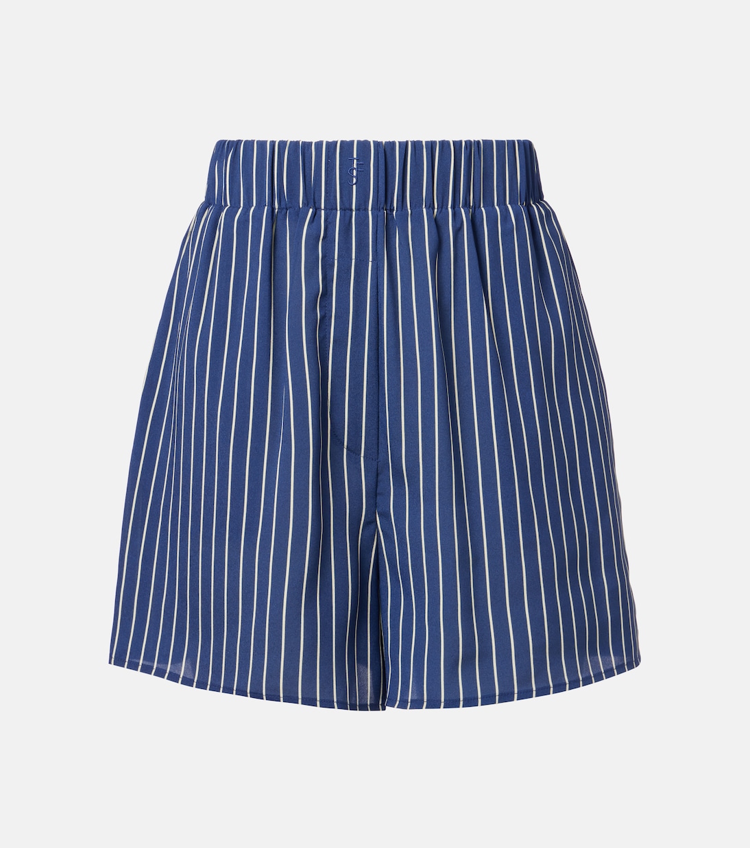 

Шорты Lui в полоску The Frankie Shop, Navy/Beige Pinstripe