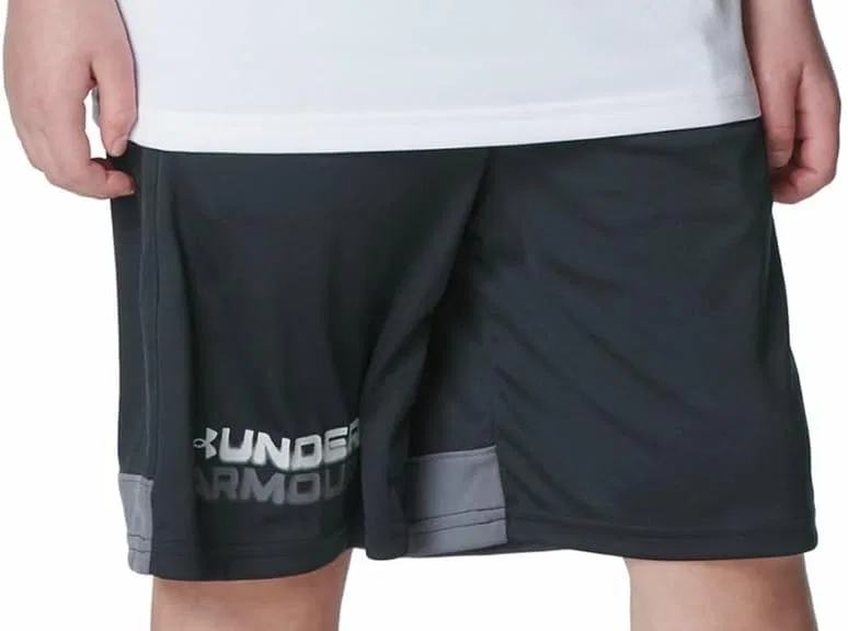 Детские шорты Under Armour с графическим принтом, (001) Black//Castlerock