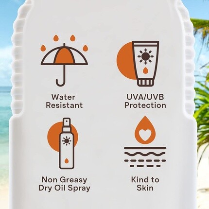 Sun Spf 2 Нежирное сухое масло-спрей для загара с экстрактом масла ши 200мл, Malibu — фото 3