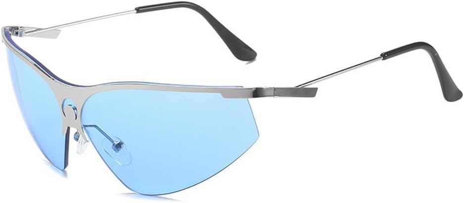 

Эстетичные солнцезащитные очки для женщин, модные роскошные солнцезащитные очки для мужчин, хип-хоп, лунные очки, винтажные, в полуободковой оправе, стильные, в уличном стиле HVTVTLA, C5