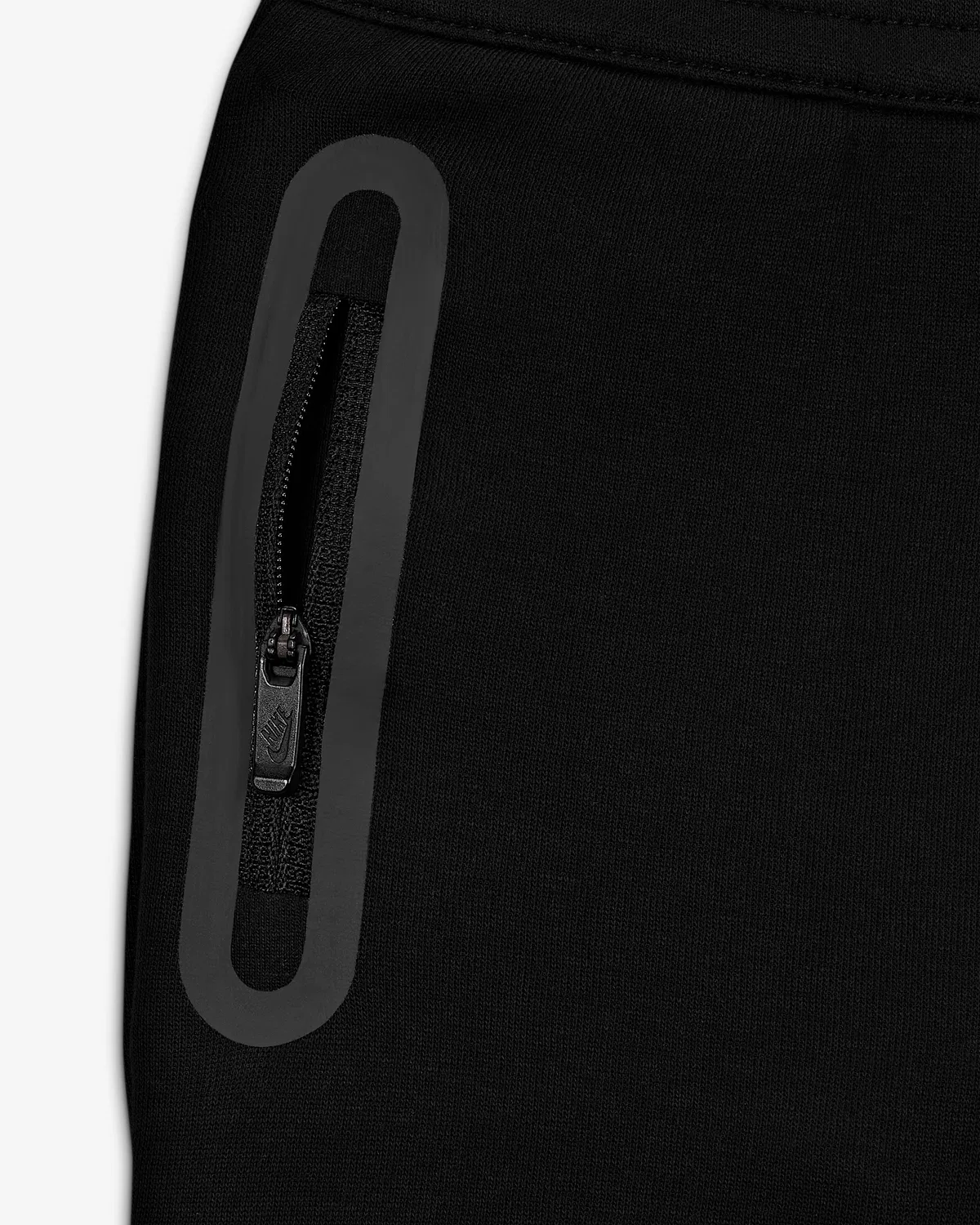 Детский комплект Tech Fleece: футболка и шорты Nike, Black — фото 3