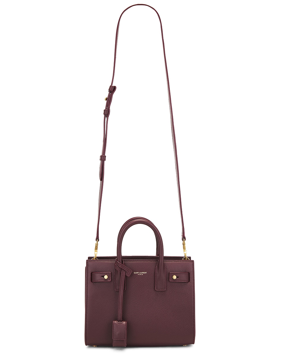 

Сумка Nano Sac De Jour Saint Laurent, цвет Hot Wine, Красный, Сумка Nano Sac De Jour Saint Laurent, цвет Hot Wine