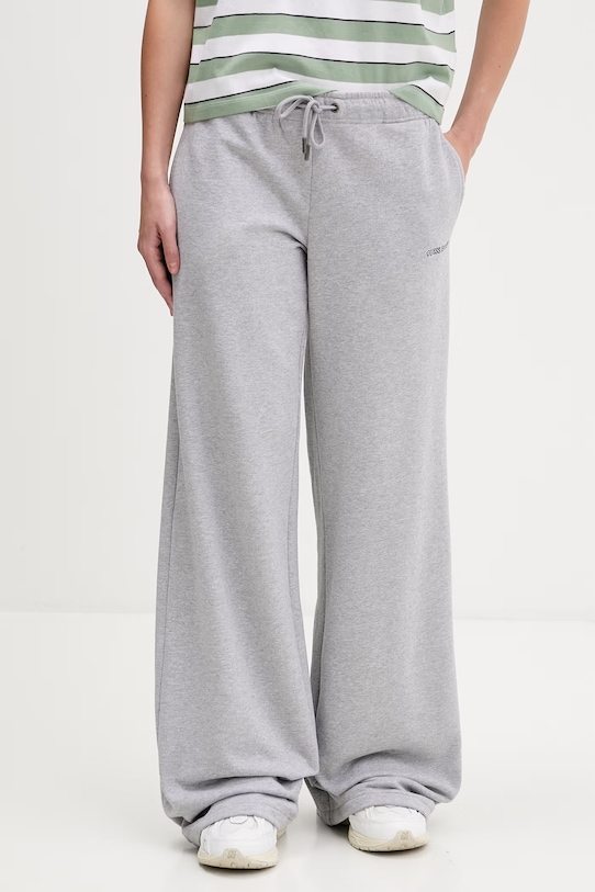 

Хлопковые спортивные штаны Guess Jeans, серый