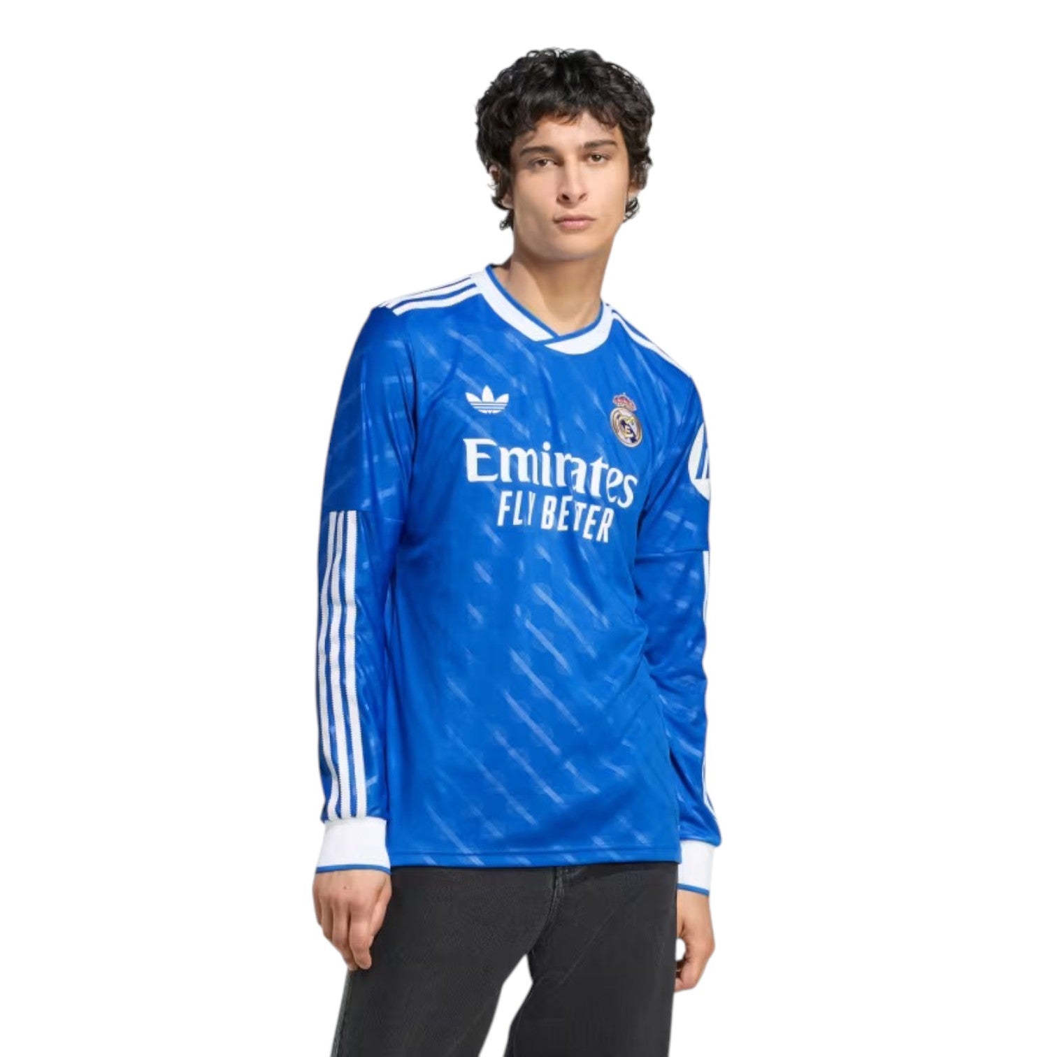 Джерси adidas Real Madrid 2025/2026 Long Sleeve Third Jersey 'Blue Bird' — фото 3