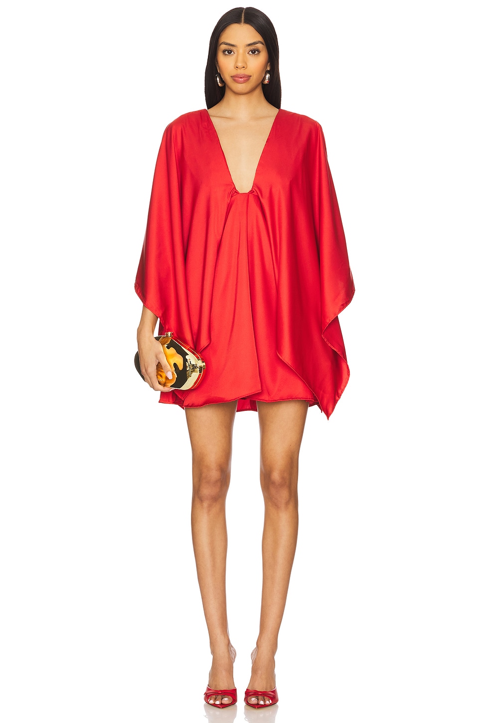 

Мини-платье Pietro Baobab, vivid red