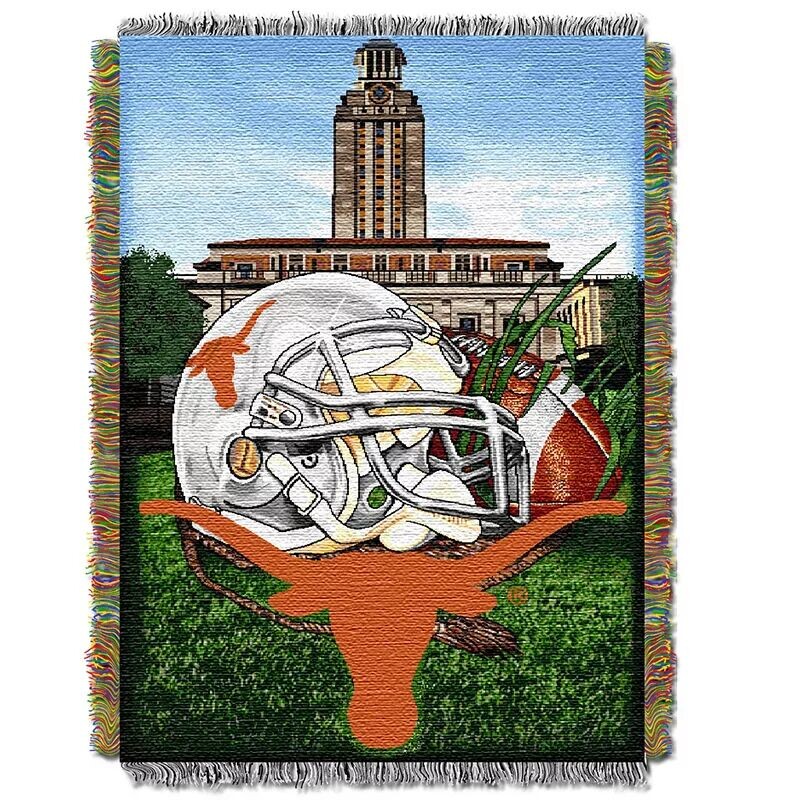 

Тканый плед Northwest Texas Longhorns размером 48 x 60 дюймов