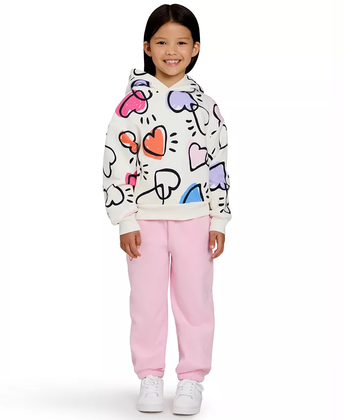 

Color Lab для мальчиков и девочек 2T-10 худи с длинными рукавами на манжете Color Lab By Crayola, белый