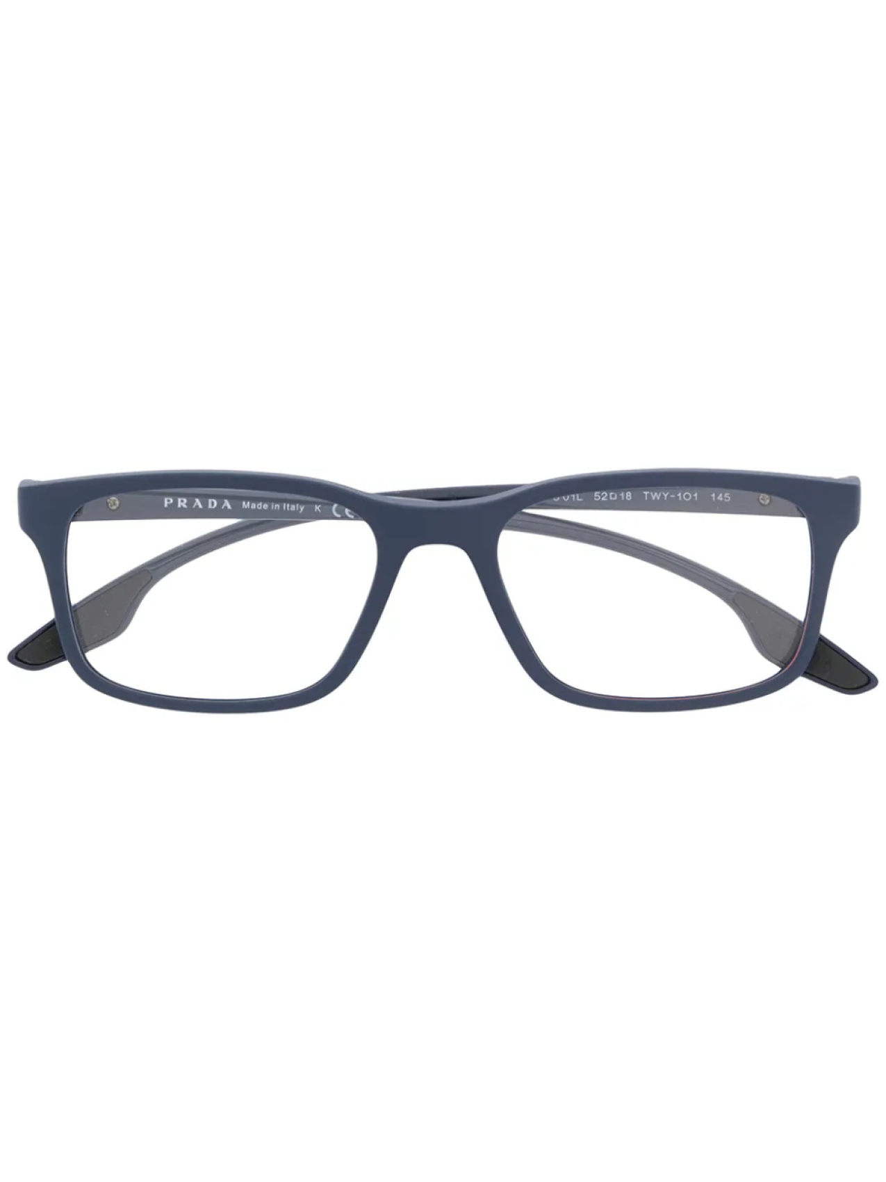 

Prada Eyewear очки в квадратной оправе, синий